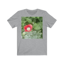 Load image into Gallery viewer, Red poppy unisex cotton T-Shirt
