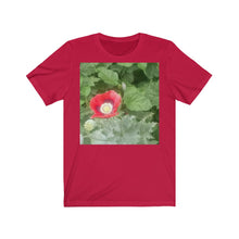 Load image into Gallery viewer, Red poppy unisex cotton T-Shirt
